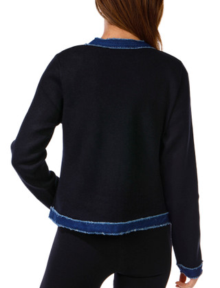 Thumbnail 2: Nanette Lepore Nanette Lepore Womens Denim Pocket Open Shacket 