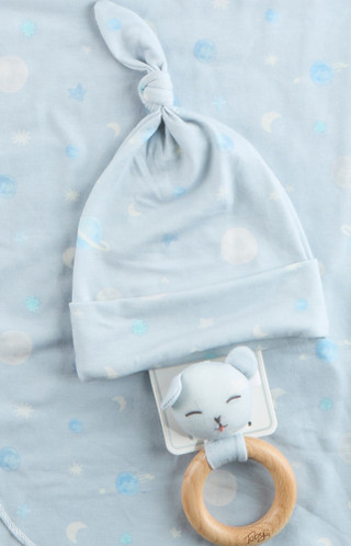 Thumbnail 2: Toby NYC Toby NYC Baby Boys 4 Pc Nighttime Planet Sleeper Set 