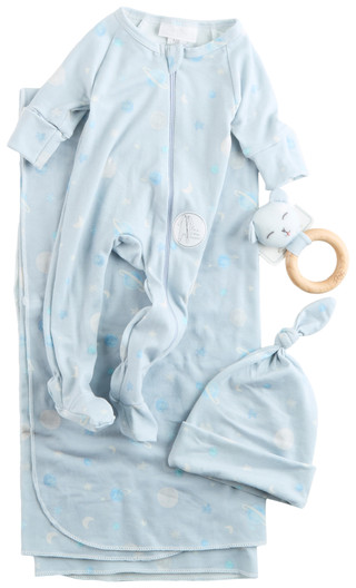 Thumbnail 1: Toby NYC Toby NYC Baby Boys 4 Pc Nighttime Planet Sleeper Set 