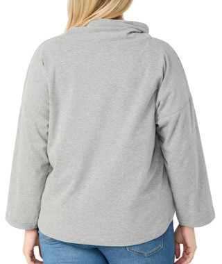 Thumbnail 2: MAX STUDIO Max Studio Plus 3/4 Sleeve Cowl Neck Pullover Top 