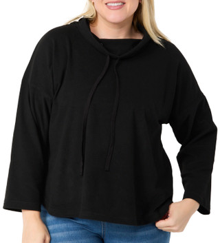 Thumbnail 1: MAX STUDIO Max Studio Plus 3/4 Sleeve Cowl Neck Pullover Top 