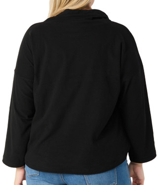 Thumbnail 2: MAX STUDIO Max Studio Plus 3/4 Sleeve Cowl Neck Pullover Top 