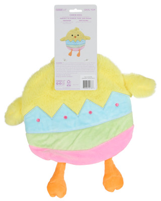 Thumbnail 2: Multipet Multipet 14 in Chick Egg Dog Toy 
