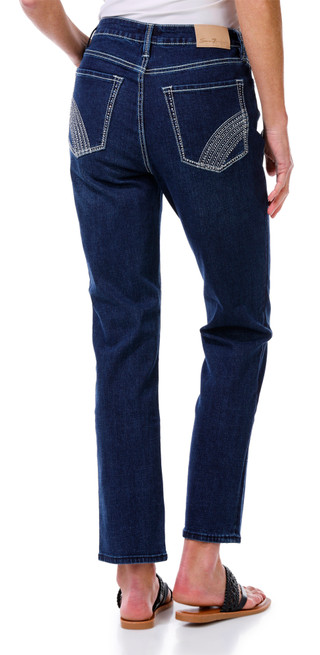 Thumbnail 1: SEVEN7 Seven7 Womens Vintage Straight Bling Back Jeans 