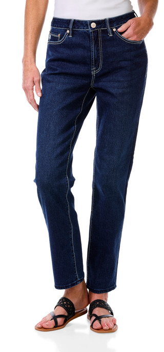 Thumbnail 3: SEVEN7 Seven7 Womens Vintage Straight Bling Back Jeans 