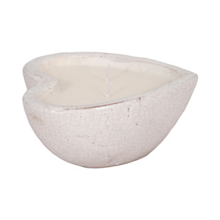 Thumbnail 9: Sagebrook Home Sagebrook Home Terracotta Heart Candle  Sandalwood 