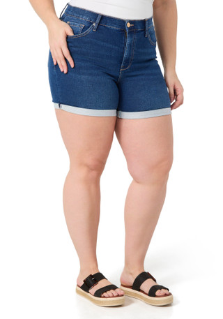 Thumbnail 2: Nanette Lepore Nanette Lepore Plus Belle High Rise Denim Shorts 