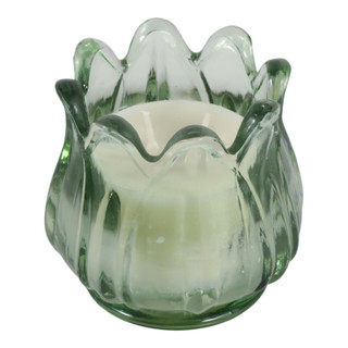 Thumbnail 1: Sagebrook Home Sagebrook Home Maison Illuminare Gardenia Tulip Glass Candle 