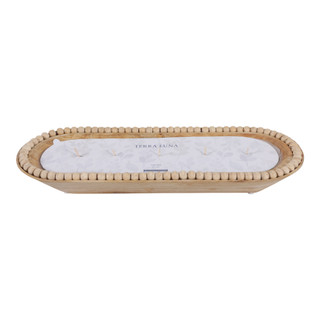 Thumbnail 3: Sagebrook Home Sagebrook Home Vanilla Oval Wooden Dough Bowl Candle 