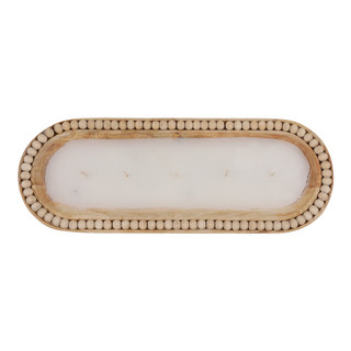 Thumbnail 4: Sagebrook Home Sagebrook Home Vanilla Oval Wooden Dough Bowl Candle 