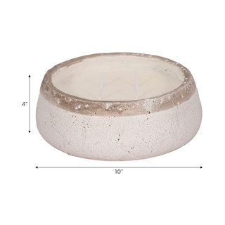 Thumbnail 8: Sagebrook Home Sagebrook Home Terra Luna Wood Sage & Sea Salt Candle 