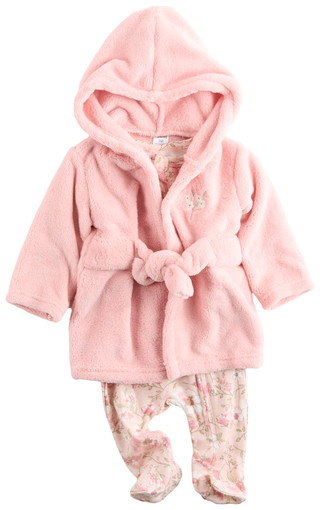 Thumbnail 1: Baby Essentials Baby Essentials Baby Girls 2 Pc Floral Sleeper Set 