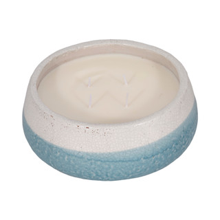 Thumbnail 4: Sagebrook Home Sagebrook Home Terra Luna Moco Bamboo Ceramic Candle 