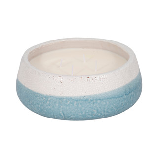 Thumbnail 1: Sagebrook Home Sagebrook Home Terra Luna Moco Bamboo Ceramic Candle 