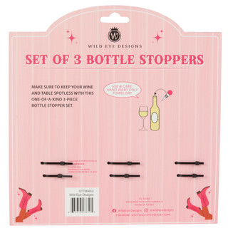 Thumbnail 2: Wild Eye Designs Wild Eye Designs 3 Pc Western Cowboy Bottle Stopper Set 