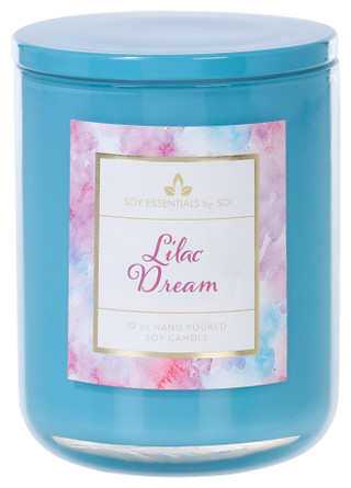 Thumbnail 2: SOY ESSENTIALS Soy Essentials Lilac Dream Soy Candle - 12 oz 