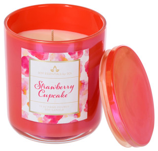 Thumbnail 1: SOY ESSENTIALS Soy Essentials Strawberry Cupcake Soy Candle - 12 oz 