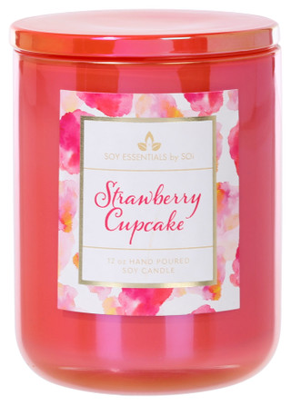 Thumbnail 2: SOY ESSENTIALS Soy Essentials Strawberry Cupcake Soy Candle - 12 oz 