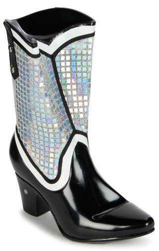 Thumbnail 1: Wild Eye Designs Wild Eye Designs Disco Cowboy Boot Wine Bottle Holder 