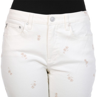 Thumbnail 3: SEVEN7 Seven7 Womens 90s Straight Embroidered Jeans 