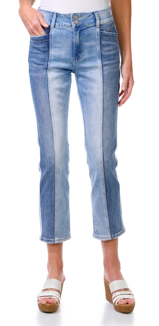 Thumbnail 1: Bayeas Bayeas Womens Jude High Rise Two Tone Jeans 