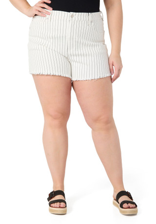 Thumbnail 1: Liverpool Liverpool Plus Christine Striped Shorts 