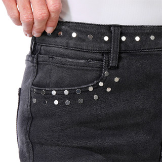 Thumbnail 3: DEAR JOHN DENIM Dear John Denim Womens High Rise Studded Ankle Jeans 