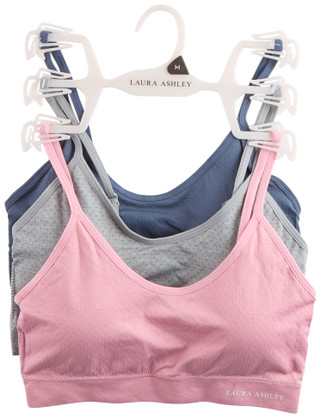 Thumbnail 1: Laura Ashley Laura Ashley Womens 3 Pk Dotted Lounge Wireless Bras 