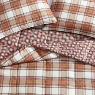 Thumbnail 11: Eddie Bauer Eddie Bauer Edgewood Plaid Micro Suede Comforter Bedding Set 