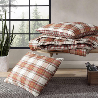 Thumbnail 15: Eddie Bauer Eddie Bauer Edgewood Plaid Micro Suede Comforter Bedding Set 