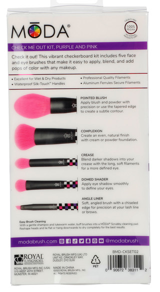 Thumbnail 2: Moda 5 pc Beautifully Bold Brush Set 