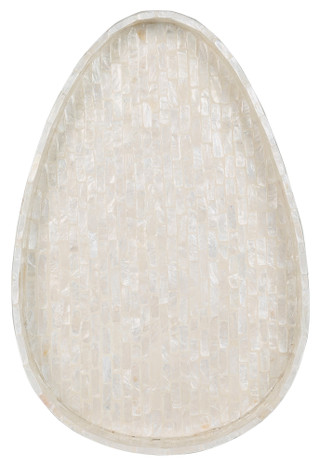 Thumbnail 2: 17 in Decorative Egg Shaped Tray 