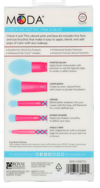 Thumbnail 2: Moda 5 pc Beautifully Bold Brush Set 