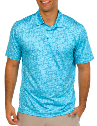 Thumbnail 1: ROBERT GRAHAM Robert Graham Mens Short Sleeve Iron Play Knit Golf Polo 