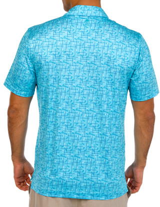 Thumbnail 4: ROBERT GRAHAM Robert Graham Mens Short Sleeve Iron Play Knit Golf Polo 
