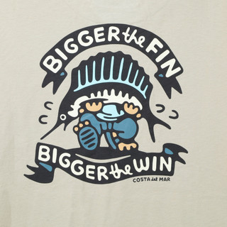 Thumbnail 3: COSTA Costa Mens Big Fin Big Win Short Sleeve T-Shirt 