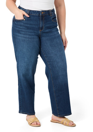 Thumbnail 1: D. Jeans D. Jeans Plus High Rise Wide Leg Jeans 