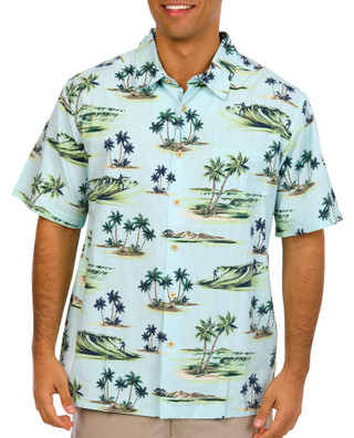 Thumbnail 1: QUICKSILVER WATERMAN Quicksilver Waterman Men Day Dreaming Button Down Shirt 