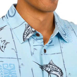 Thumbnail 2: QUICKSILVER WATERMAN Quicksilver Waterman Mens Big Day Button Down Shirt 