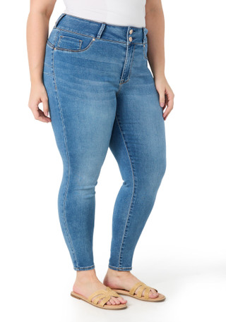 Thumbnail 1: SEVEN7 Seven7 Plus Curvy High Rise Legging Jeans 