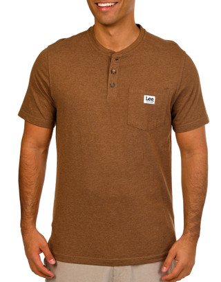 Thumbnail 1: Lee Lee Mens Workwear Pocket Henley T-Shirt 