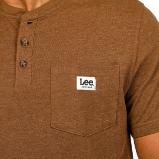 Thumbnail 2: Lee Lee Mens Workwear Pocket Henley T-Shirt 