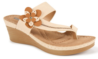 Thumbnail 1: GOOD CHOICE Good Choice Womens Taryn Floral Wedge Sandals 