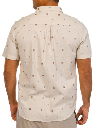 Thumbnail 2: O'Neill O'Neill Mens Short Sleeve Shield Dobby Button Down Shirt 