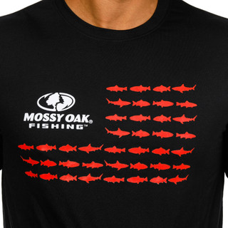 Thumbnail 2: Mossy Oak Mossy Oak Fishing Mens Fish Flag Performance Tee 