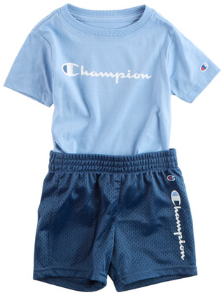 Thumbnail 1: Champion Champion Baby Boys 2 Pc Logo Shorts Set 