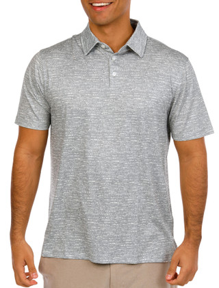 Thumbnail 1: Anglr Anglr Mens Short Sleeve Print Polo 