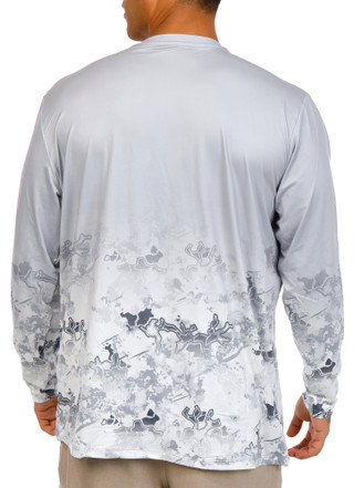 Thumbnail 2: TRUE TIMBER True Timber Mens Sublimated Long Sleeve Fishing Shirt 