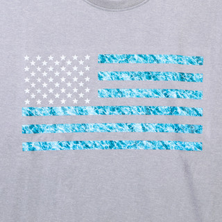 Thumbnail 2: Mossy Oak Mossy Oak Mens Long Sleeve American Flag Performance Shirt 