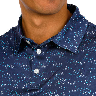Thumbnail 2: Anglr Anglr Mens Short Sleeve Print Polo 